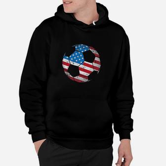 United States Soccer Ball Flag Jersey - Usa Football Hoodie | Crazezy AU