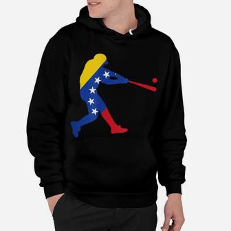 Venezuela Baseball T Shirt Batter Classic Flag Stars Hoodie | Crazezy