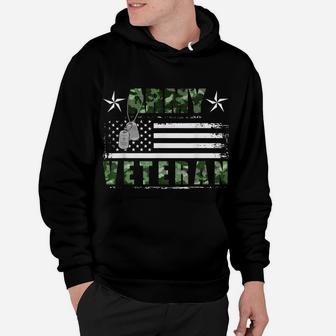 Veteran 365 Army Veteran Camo Us Flag Hoodie | Crazezy