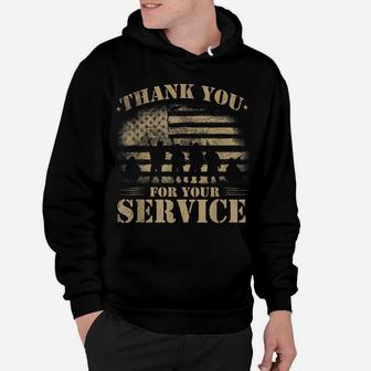 Veteran 365 Vintage Veteran Thank You For Your Service Hoodie | Crazezy