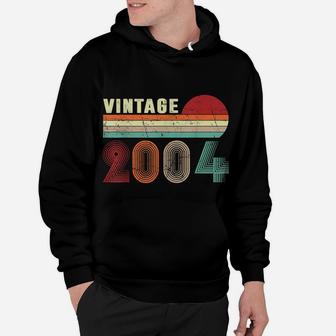 Vintage 2004 Funny 16 Years Old Boys And Girls 16Th Birthday Hoodie | Crazezy