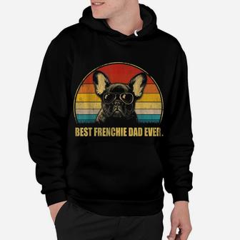 Vintage Best Frenchie Dad Ever Dog Lover For Father's Day Hoodie | Crazezy