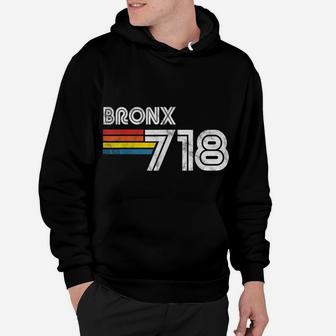 Vintage Bronx | Proud 718 New York City State Gift Hoodie | Crazezy