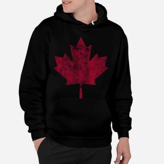 Vintage Canada Flag Retro Canadian Souvenir Gift Maple Leaf Sweatshirt Hoodie | Crazezy