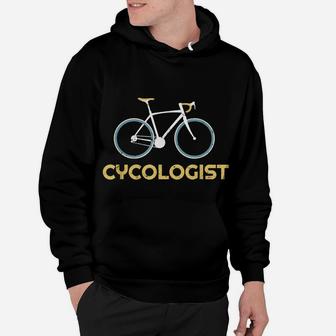 Vintage Cycologist - Funny Road Cycling & Cyclist Gift Hoodie | Crazezy