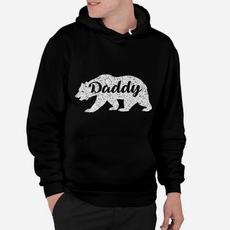 Vintage Daddy Bear Funny Dad Camping Hoodie | Crazezy