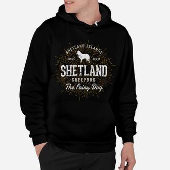 Vintage Style Retro Shetland Sheepdog Hoodie | Crazezy DE