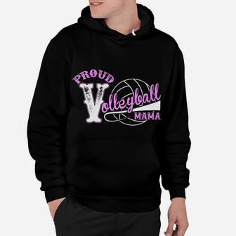 Volleyball For Women Proud Volleyball Mama Hoodie | Crazezy DE