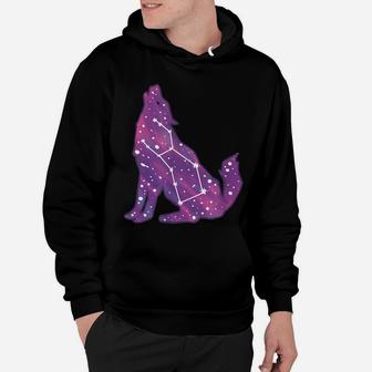 Wolf Constellation Astrophile And Nature Lover Hoodie | Crazezy DE