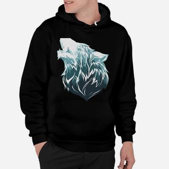 Wolf Howling I Wilderness Nature Wildlife Wolves Wolf Hoodie | Crazezy CA