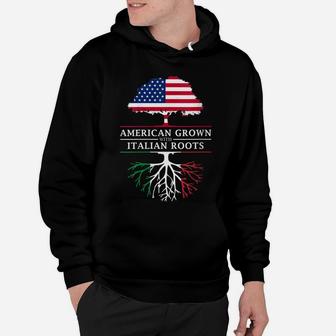 Womens American Grown With Italian Roots - Italy Hoodie | Crazezy UK