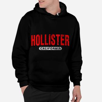 Womens HOLLISTER CA CALIFORNIA Funny USA City Roots Vintage Gift Hoodie | Crazezy DE