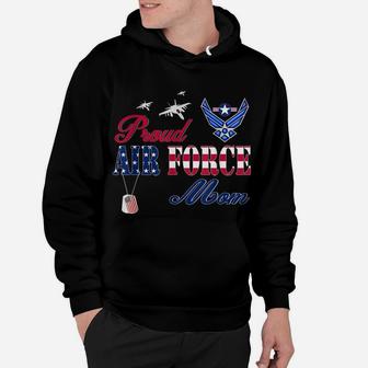 Womens Proud Air Force Mom Shirt Military Family Mothers Day Hoodie | Crazezy AU