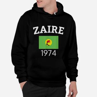 Zaire 74 1974 Flag Soccer Boxing Football Hoodie | Crazezy