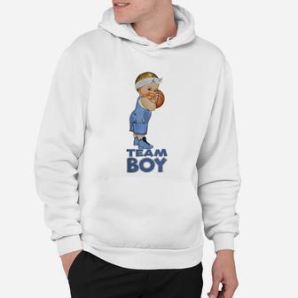 Basketball Team Boy Baby Gender Reveal T-shirt Hoodie | Crazezy