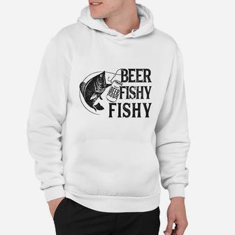 Beer Fishy Fishy Funny Fishing Drinking Hoodie | Crazezy