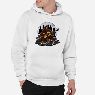 Bigfoot Camping Hiking Mountain Trails Funny Hoodie | Crazezy AU