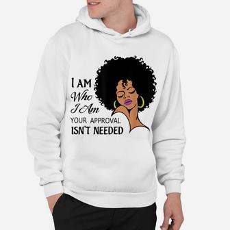 Black Queen Lady Curly Natural Afro African American Ladies Hoodie | Crazezy CA