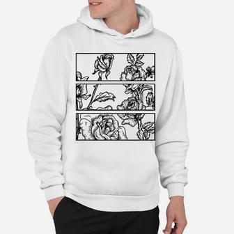 Black Roses Aesthetic Clothing Soft Grunge Clothes Goth Punk Hoodie | Crazezy