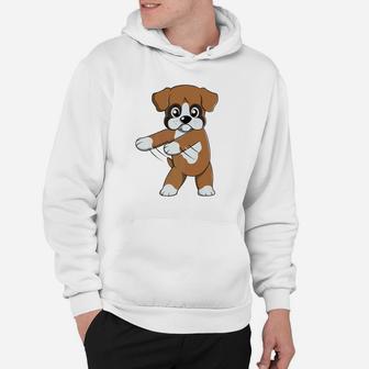 Boxer Dog Floss Like A Boss Dance Funny Dog Gift Premium Hoodie | Crazezy