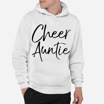 Cute Cheerleader Aunt Gift For Cheerleader Aunt Cheer Auntie Hoodie | Crazezy