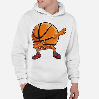 Dabbing Basketball Ball T Shirt Kids Boys Dab Dance Gifts Hoodie | Crazezy