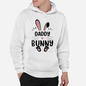 Daddy Bunny Funny Matching Easter Bunny Egg Hunting Hoodie | Crazezy