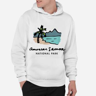 Family Vacation Gift - Retro American Samoa National Park Hoodie | Crazezy