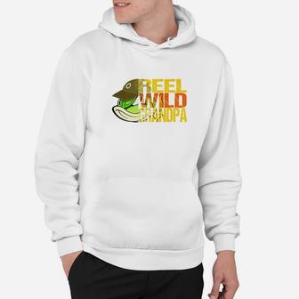 Fishing Reel Wild Grandpa Fathers Day Gift Husband Or Dad Premium Hoodie | Crazezy