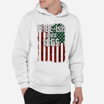 Free-Ish Since 1865 Juneteenth Day Flag Black Pride Gift Hoodie | Crazezy CA