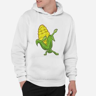 Funny Dabbing Corn Cute Dancing Corn Gift For Corn Farmer Hoodie | Crazezy