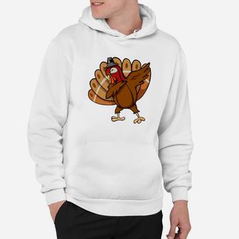 Funny Dabbing Dance Turkey Thanksgiving Gift Hoodie | Crazezy