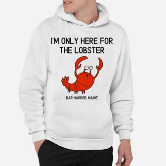 Funny Lobster Bar Harbor Maine Souvenir Gift Hoodie | Crazezy