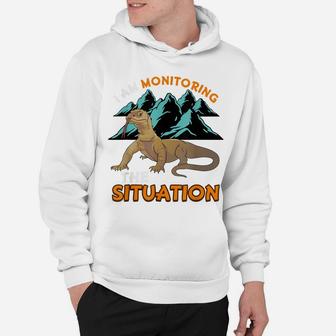 Funny Pet Monitor Lizard Gift Humor Graphic Reptile Hoodie | Crazezy CA