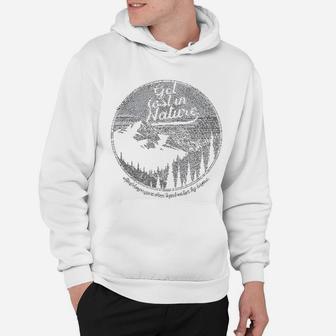 Get Lost In Nature Funny Camping Summer Vacay Campfire Hoodie | Crazezy