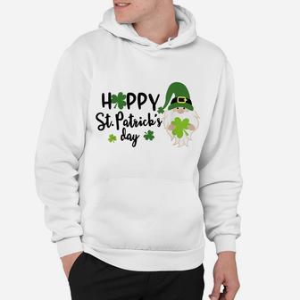 Gnome T Shirt Shamrock Lucky Womens Happy St Patricks Day Hoodie | Crazezy
