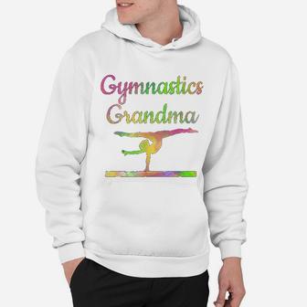 Gymnastics Grandma Gymnast Grandmother Hoodie | Crazezy