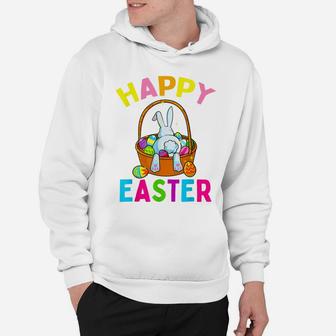 Happy Easter Day Bunny Hunting Chocolate Eggs Egg Hunt Gift Hoodie | Crazezy UK