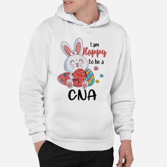 I Am Hoppy To Be A CNA Nurse Easter Day Hoodie | Crazezy