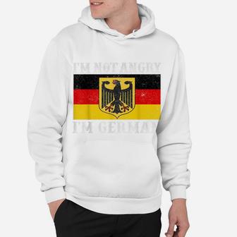 I'm Not Angry I'm German Funny Germany Flag Oktoberfest Gift Hoodie | Crazezy DE