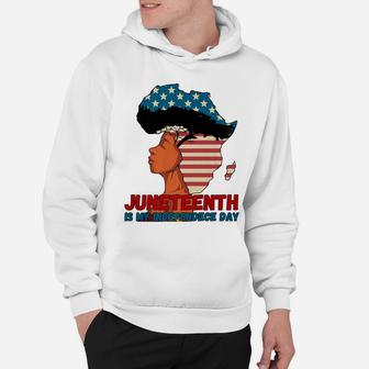 Juneteenth Is My Independence Day, 4Th Of July Black History Hoodie | Crazezy AU