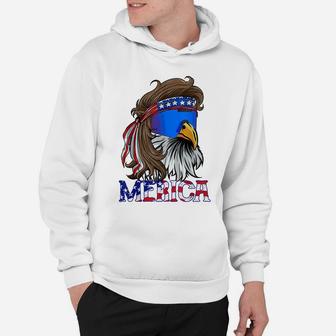 Mens Merica Eagle Mullet Shirt American Flag Usa Men 4Th Of July Hoodie | Crazezy