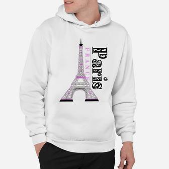 Paris France Eiffel Tower Souvenir Hoodie | Crazezy UK