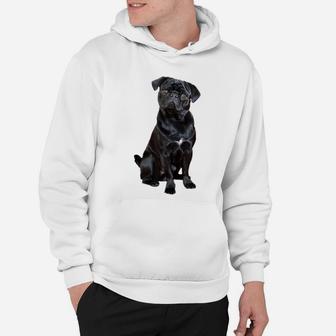 Pug Shirt For Dog Mom Dad Gift Idea Funny Cute Black Pug Hoodie | Crazezy