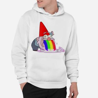 Rainbow Puking Gnome Gravity Inspired Big Dipper Falls Tee Hoodie | Crazezy