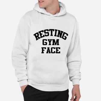 Resting Gym Face Workout Weight Lift Hoodie | Crazezy