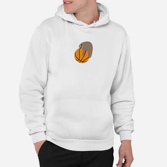 Sloth Basketball Funny Cute Animal Lover Sports Gift Hoodie | Crazezy