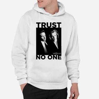 The X-Files Trust No One Poster Hoodie | Crazezy