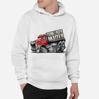 Tow Lives Matter Tow Truck Rollback Driver Hoodie | Crazezy
