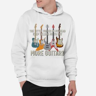 Voices In My Head Are Telling Me To Buy More Guitars Hoodie | Crazezy DE